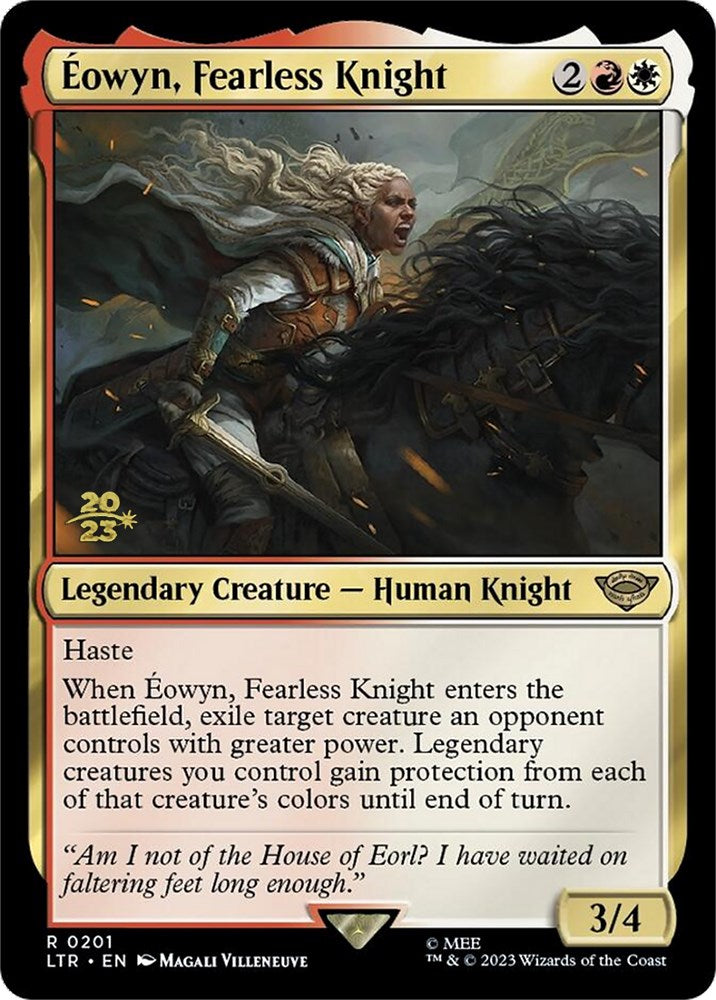 Eowyn, Fearless Knight [The Lord of the Rings: Tales of Middle-Earth Prerelease Promos] - Magic: The Gathering - Card Brawlers | Quebec | Canada |