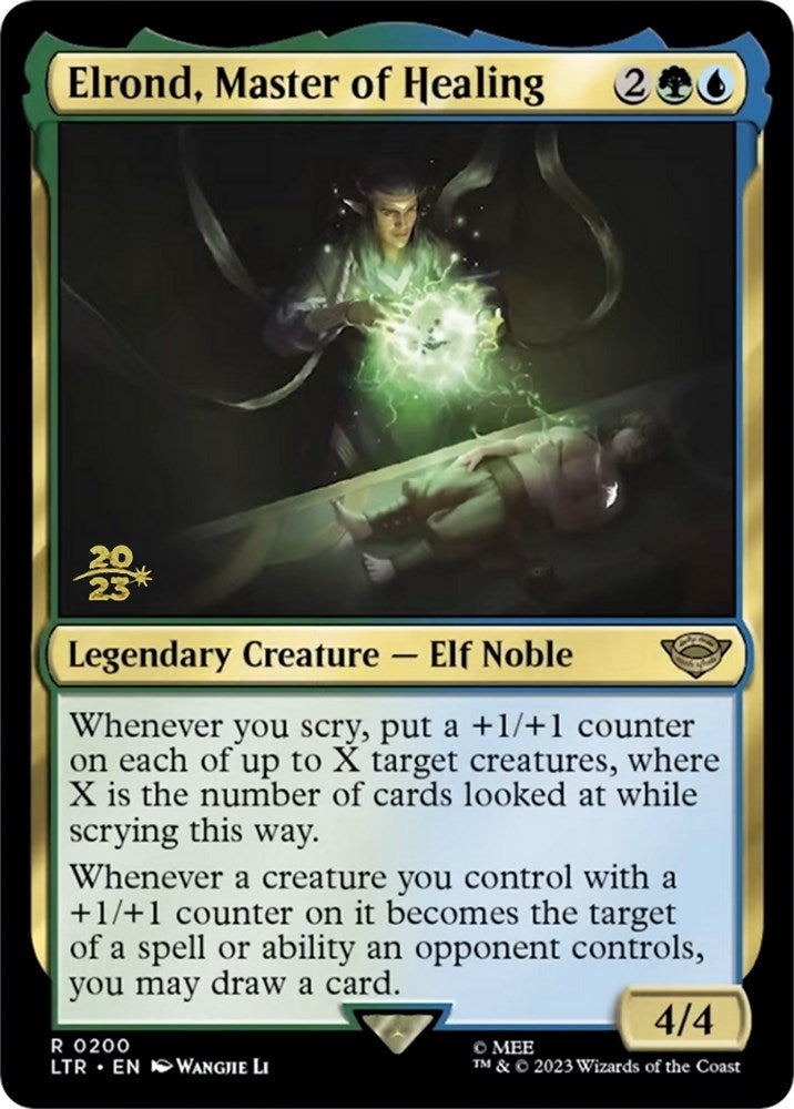 Elrond, Master of Healing [The Lord of the Rings: Tales of Middle-Earth Prerelease Promos] - Magic: The Gathering - Card Brawlers | Quebec | Canada |