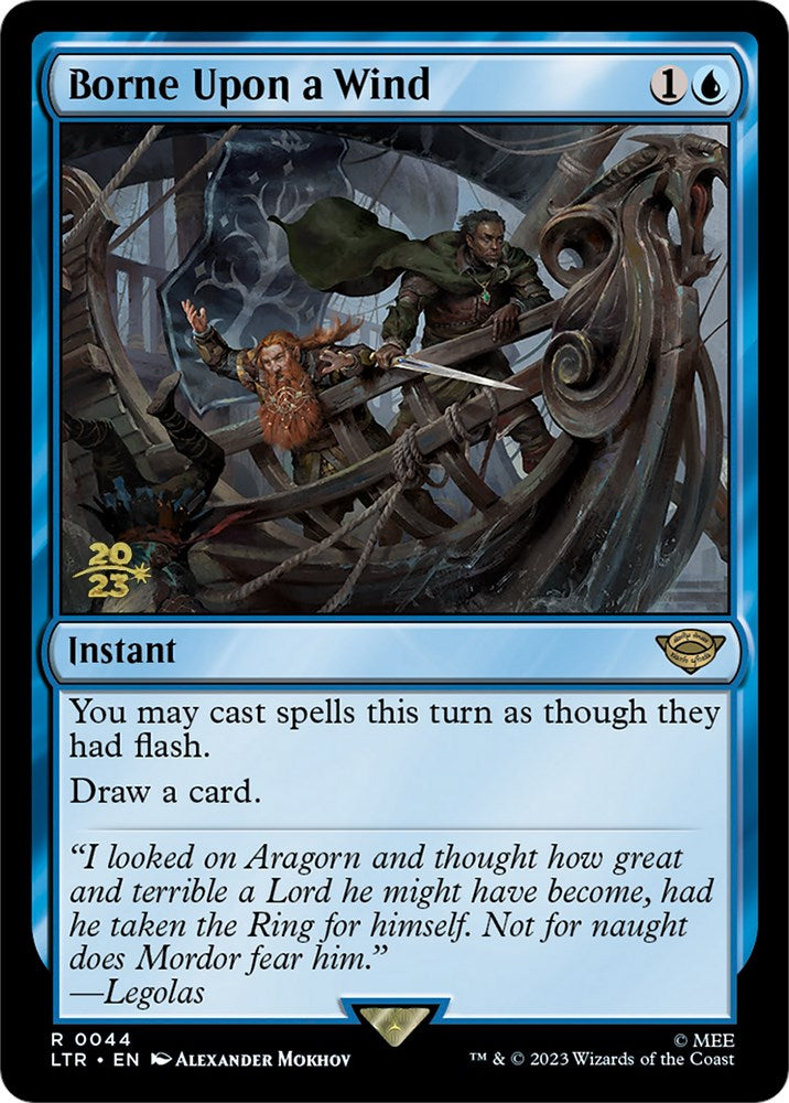 Borne Upon a Wind [The Lord of the Rings: Tales of Middle-Earth Prerelease Promos] - Magic: The Gathering - Card Brawlers | Quebec | Canada |