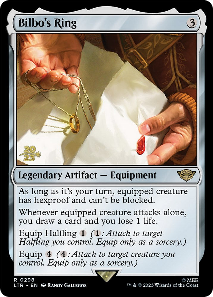 Bilbo's Ring [The Lord of the Rings: Tales of Middle-Earth Prerelease Promos] - Magic: The Gathering - Card Brawlers | Quebec | Canada |