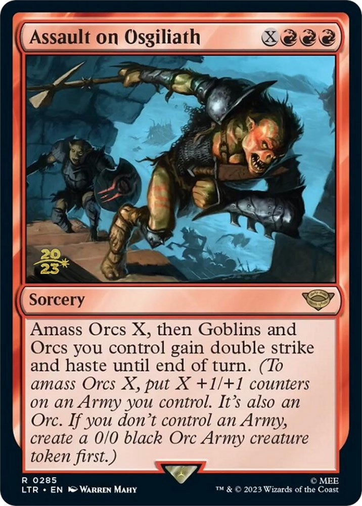 Assault on Osgiliath [The Lord of the Rings: Tales of Middle-Earth Prerelease Promos] - Magic: The Gathering - Card Brawlers | Quebec | Canada |