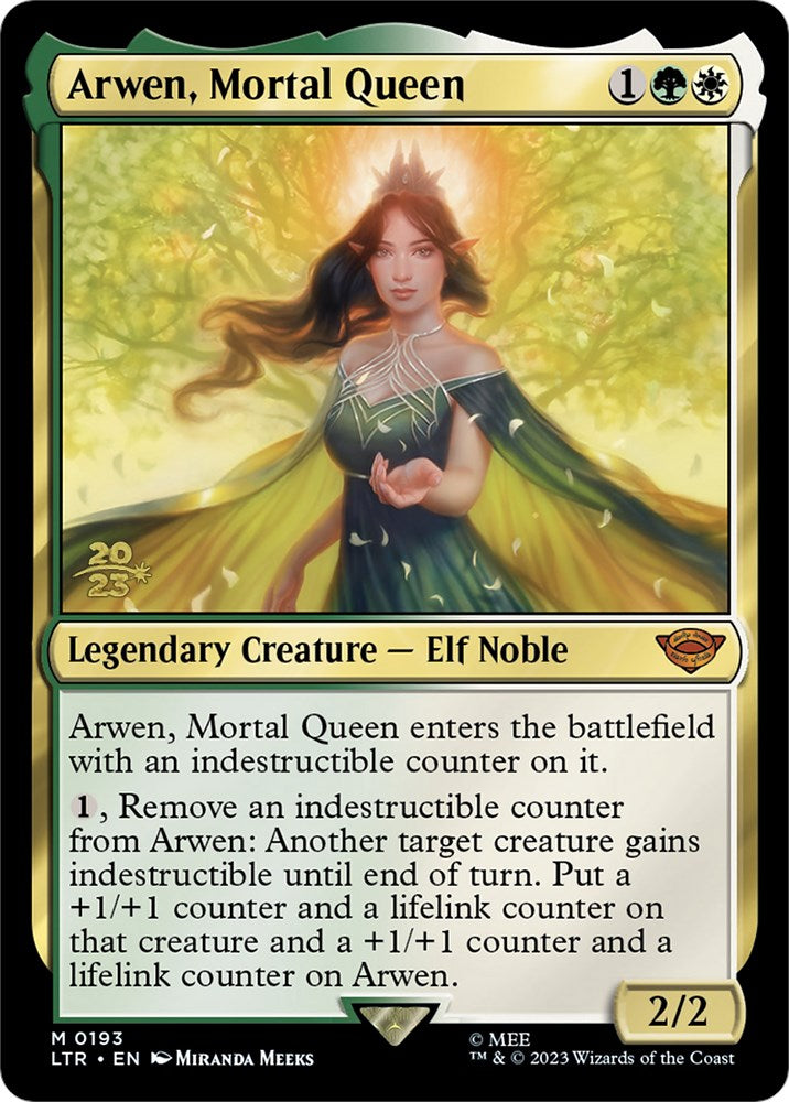 Arwen, Mortal Queen [The Lord of the Rings: Tales of Middle-Earth Prerelease Promos] - Magic: The Gathering - Card Brawlers | Quebec | Canada |