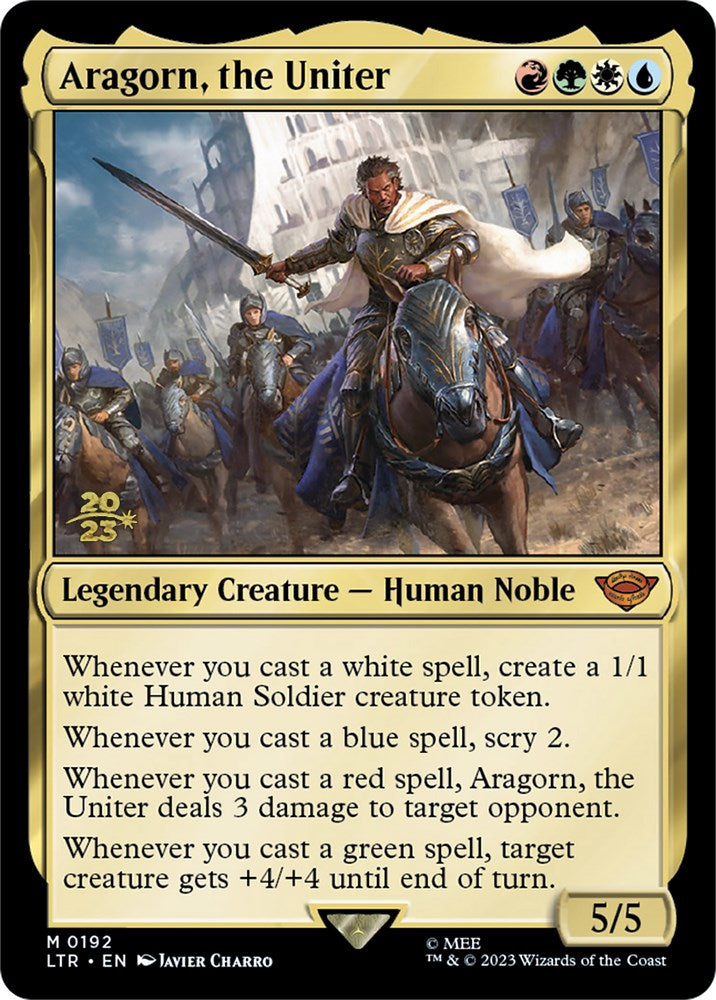 Aragorn, the Uniter [The Lord of the Rings: Tales of Middle-Earth Prerelease Promos] - Magic: The Gathering - Card Brawlers | Quebec | Canada |