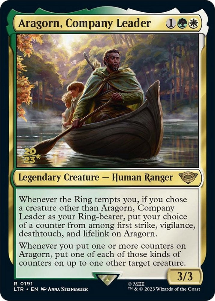 Aragorn, Company Leader [The Lord of the Rings: Tales of Middle-Earth Prerelease Promos] - Magic: The Gathering - Card Brawlers | Quebec | Canada |