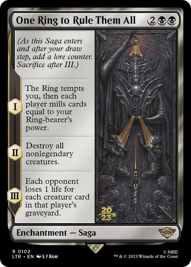 One Ring to Rule Them All [The Lord of the Rings: Tales of Middle-Earth Prerelease Promos] - Magic: The Gathering - Card Brawlers | Quebec | Canada |