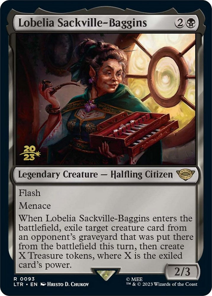 Lobelia Sackville-Baggins [The Lord of the Rings: Tales of Middle-Earth Prerelease Promos] - Magic: The Gathering - Card Brawlers | Quebec | Canada |