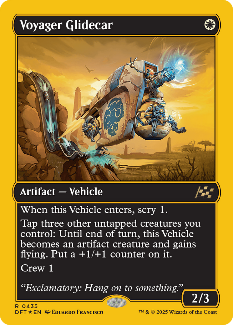 Voyager Glidecar (First-Place Foil) [Aetherdrift] - Magic: The Gathering - Card Brawlers | Quebec | Canada |