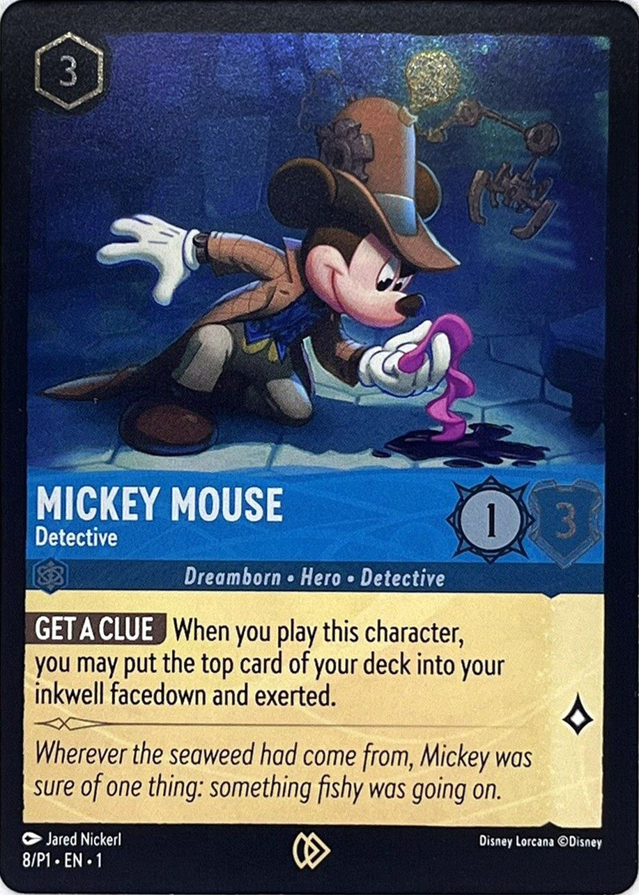 Mickey Mouse - Detective (8) [Promo Cards] - Disney - Card Brawlers | Quebec | Canada |