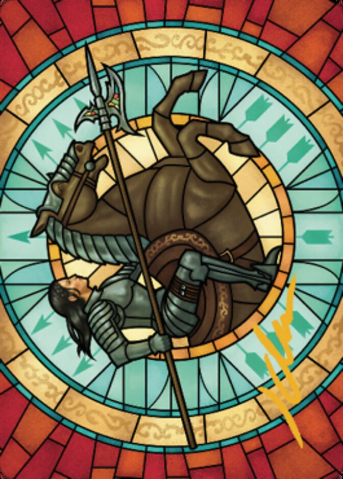 Tori D'Avenant, Fury Rider Art Card (Gold-Stamped Signature) [Dominaria United Art Series] - Magic: The Gathering - Card Brawlers | Quebec | Canada |