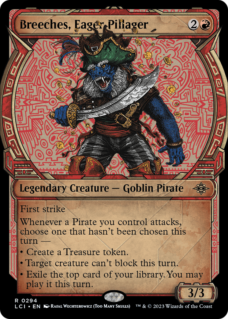 Breeches, Eager Pillager (Showcase) [The Lost Caverns of Ixalan] - Magic: The Gathering - Card Brawlers | Quebec | Canada |