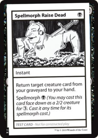 Spellmorph Raise Dead (2021 Edition) [Mystery Booster Playtest Cards] - Magic: The Gathering - Card Brawlers | Quebec | Canada |