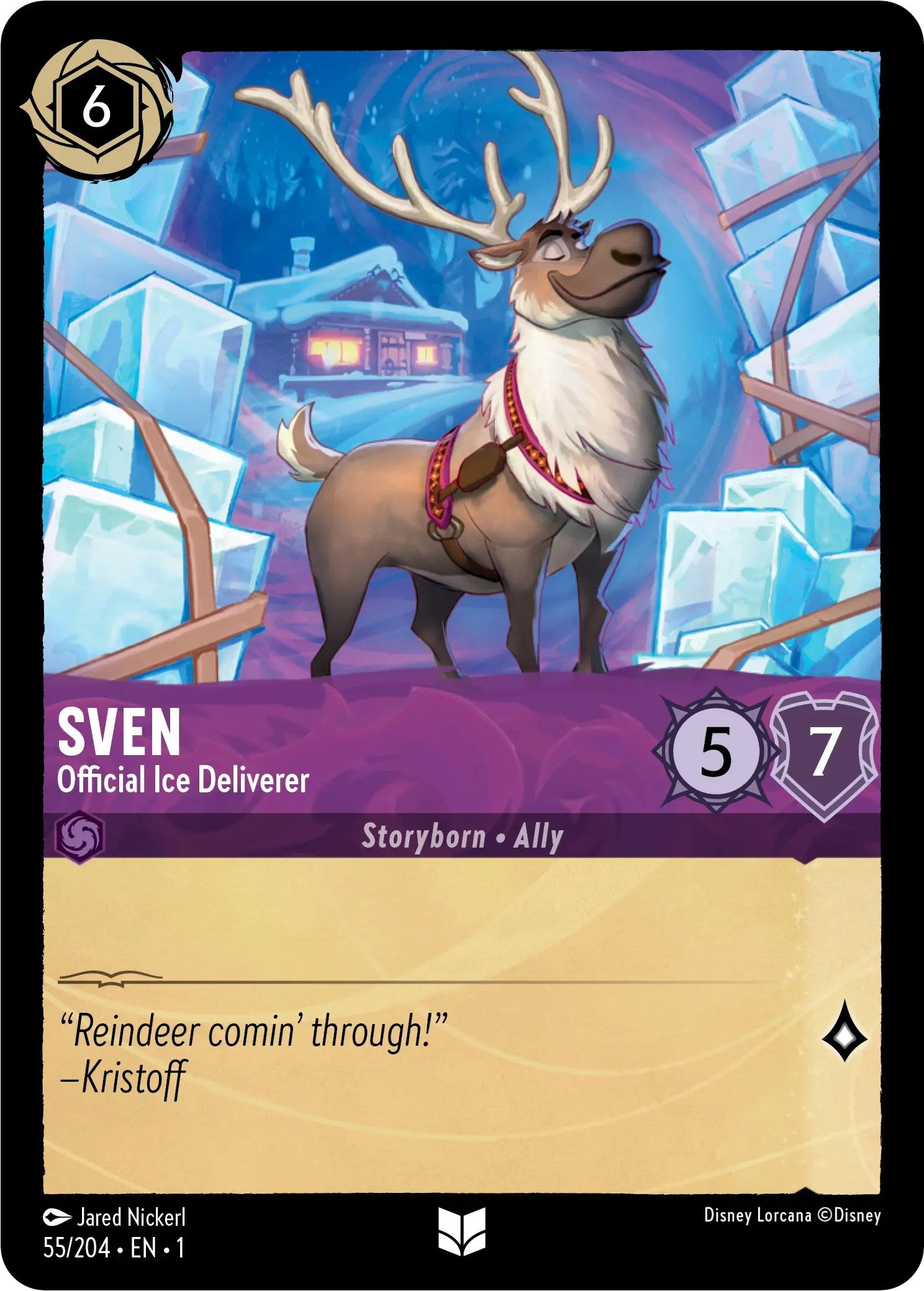 Sven - Official Ice Deliverer (55/204) [The First Chapter] - Disney - Card Brawlers | Quebec | Canada |