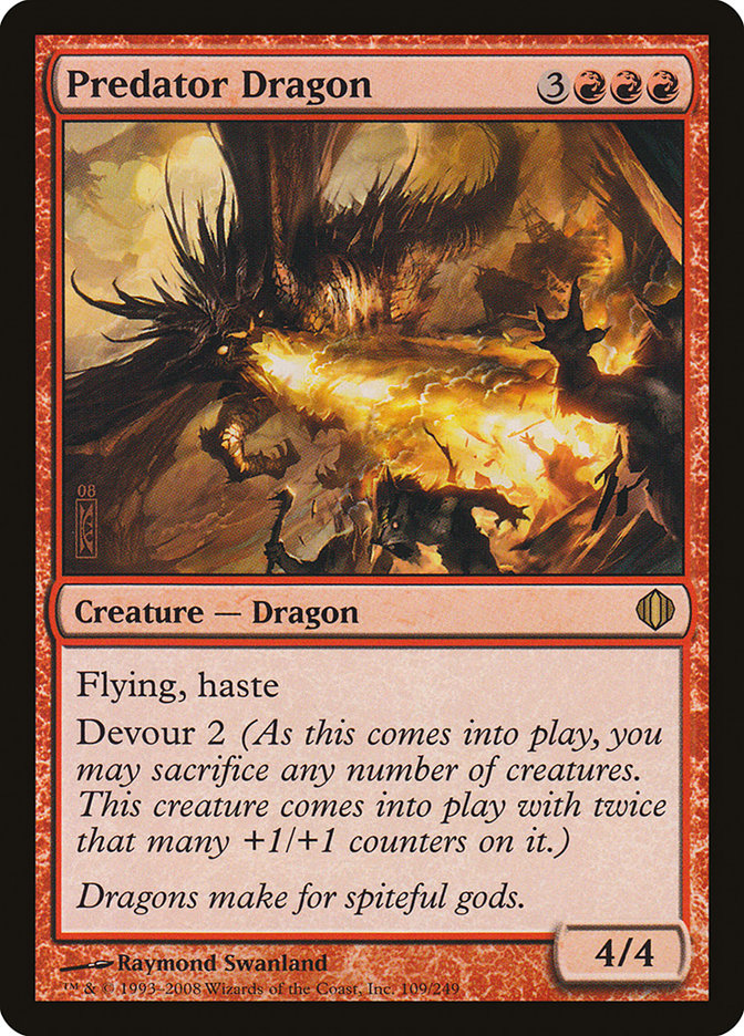 Predator Dragon [Shards of Alara] - Magic: The Gathering - Card Brawlers | Quebec | Canada |
