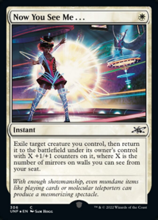 Now You See Me . . . (Galaxy Foil) [Unfinity] - Magic: The Gathering - Card Brawlers | Quebec | Canada |