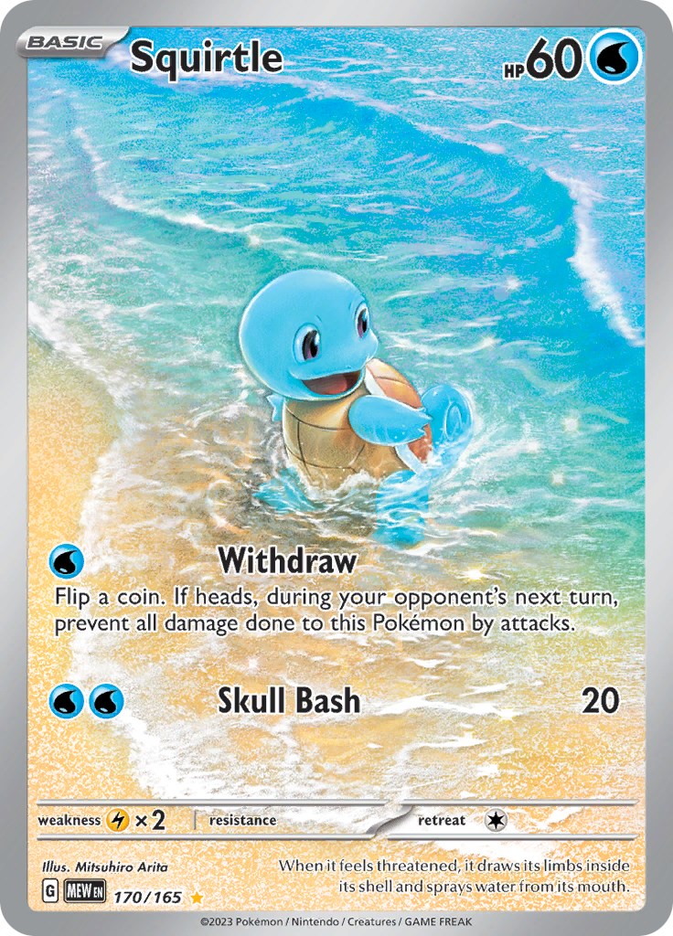 Squirtle (170/165) [Scarlet & Violet 151] - Pokémon - Card Brawlers | Quebec | Canada |