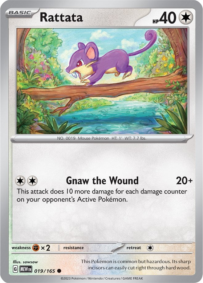 Rattata (019/165) [Scarlet & Violet 151] - Pokémon - Card Brawlers | Quebec | Canada |