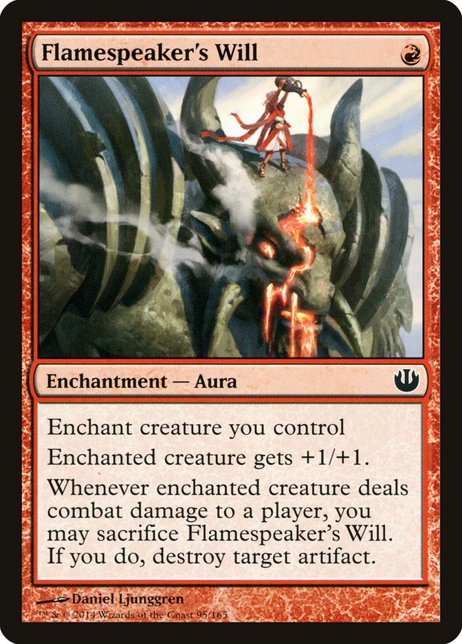 Flamespeaker's Will [Journey into Nyx] - Magic: The Gathering - Card Brawlers | Quebec | Canada |