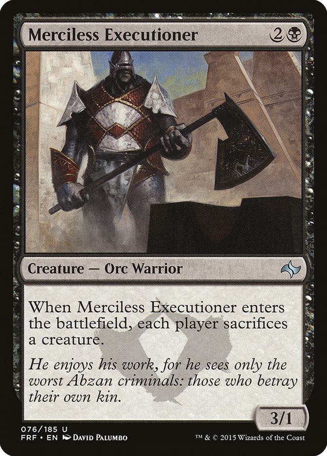 Merciless Executioner [Fate Reforged] - Magic: The Gathering - Card Brawlers | Quebec | Canada |