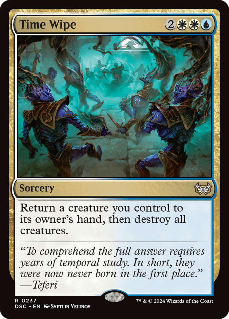 Time Wipe [Duskmourn: House of Horror Commander] - Magic: The Gathering - Card Brawlers | Quebec | Canada |