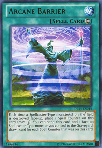 Arcane Barrier (Green) [DL14-EN014] Rare - Yu-Gi-Oh! - Card Brawlers | Quebec | Canada |