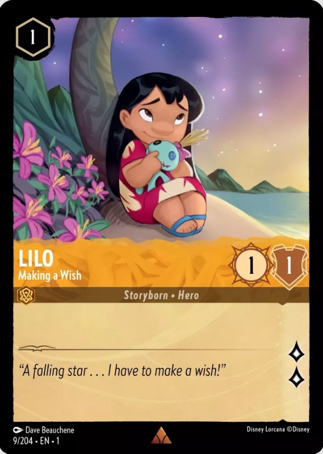 Lilo - Making a Wish (9/204) [The First Chapter] - Disney - Card Brawlers | Quebec | Canada |