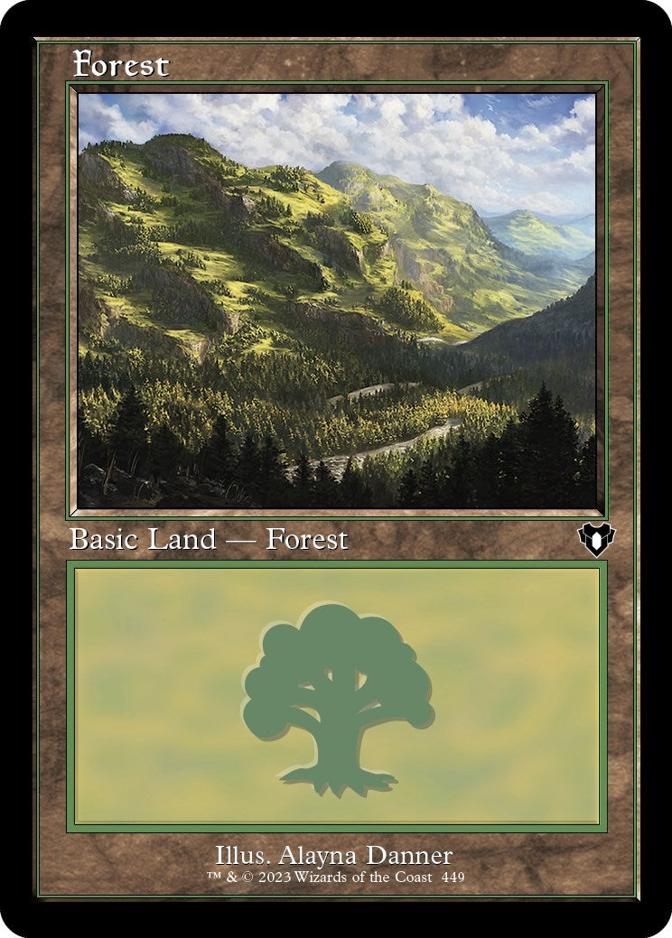 Forest (449) (Retro) [Commander Masters] - Magic: The Gathering - Card Brawlers | Quebec | Canada |