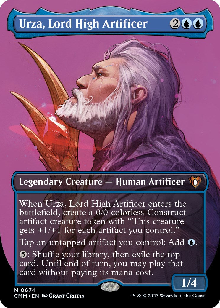Urza, Lord High Artificer (Borderless Profile) [Commander Masters] - Magic: The Gathering - Card Brawlers | Quebec | Canada |