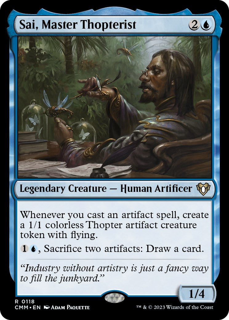 Sai, Master Thopterist [Commander Masters] - Magic: The Gathering - Card Brawlers | Quebec | Canada |