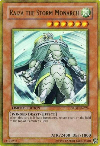 Raiza the Storm Monarch [GLD2-EN026] Ultra Rare - Yu-Gi-Oh! - Card Brawlers | Quebec | Canada |