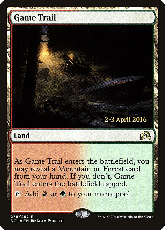 Game Trail [Shadows over Innistrad Prerelease Promos] - Magic: The Gathering - Card Brawlers | Quebec | Canada |