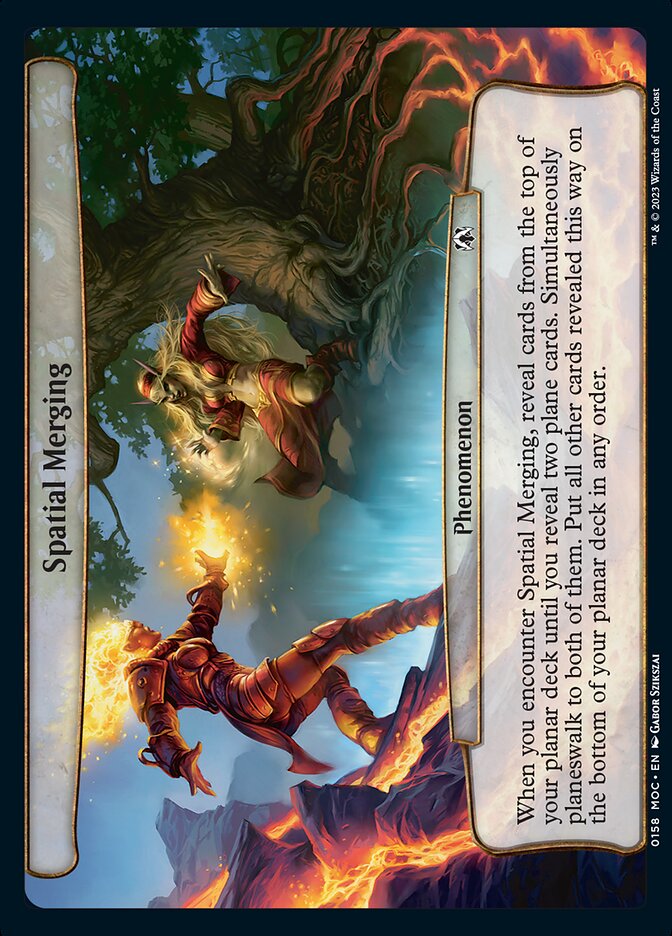 Spatial Merging [March of the Machine Commander] - Magic: The Gathering - Card Brawlers | Quebec | Canada |