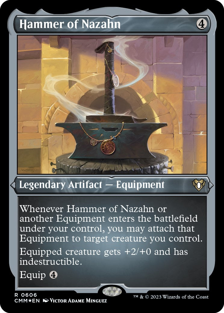 Hammer of Nazahn (Foil Etched) [Commander Masters] - Magic: The Gathering - Card Brawlers | Quebec | Canada |