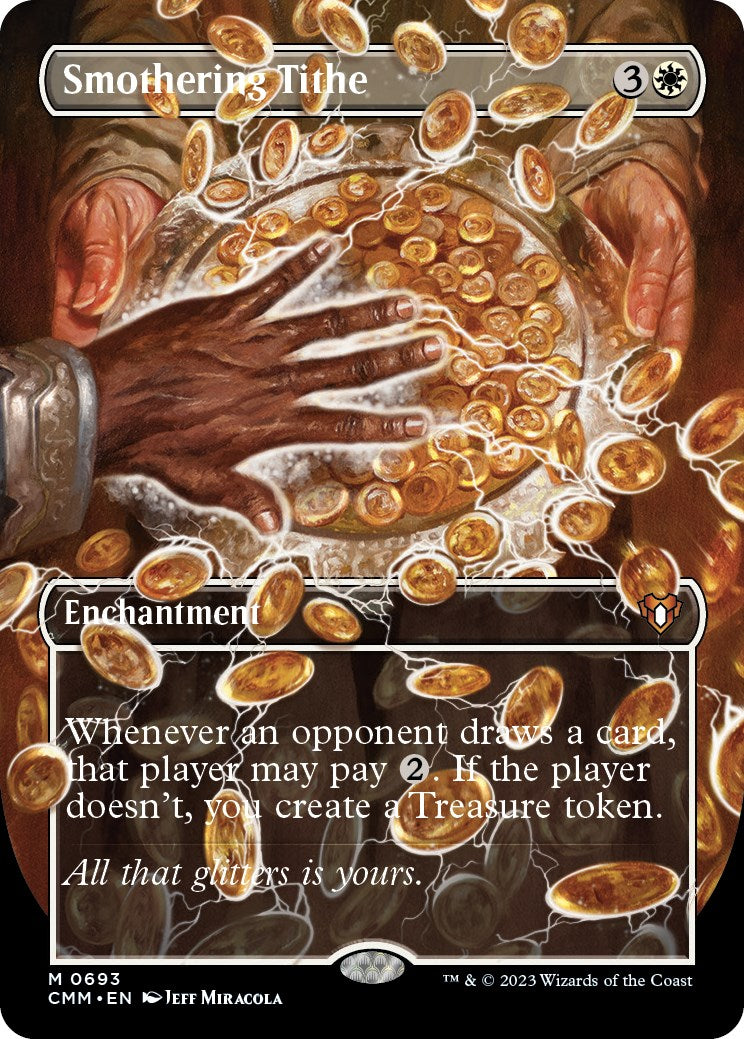Smothering Tithe (Borderless Alternate Art) [Commander Masters] - Magic: The Gathering - Card Brawlers | Quebec | Canada |