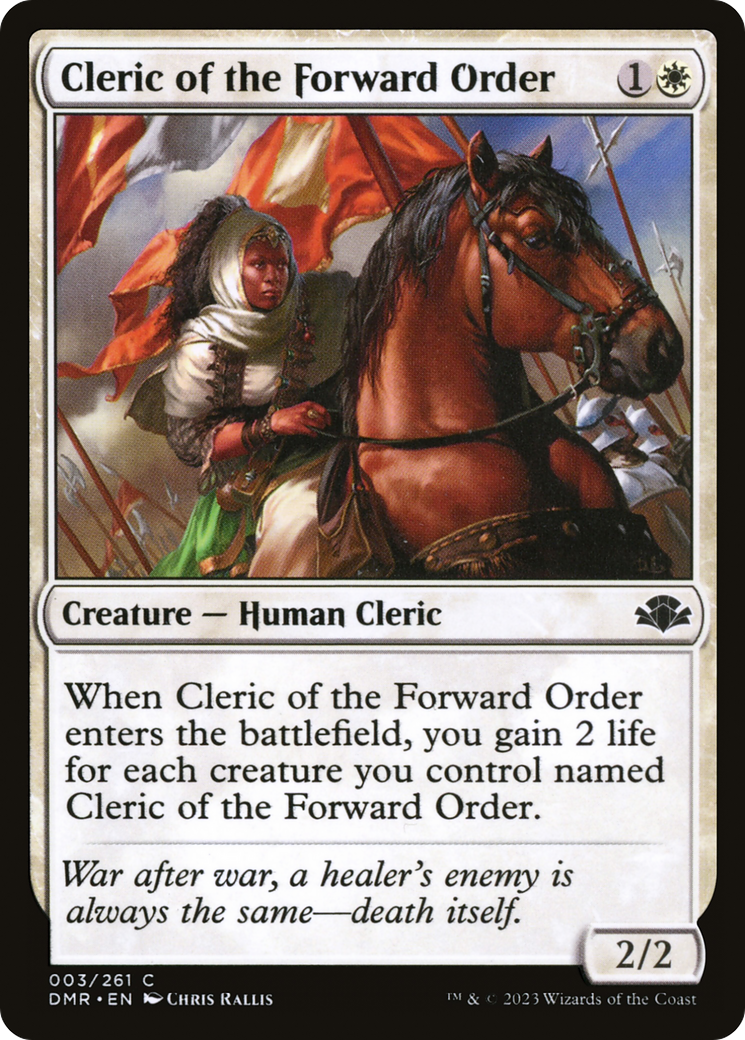 Cleric of the Forward Order [Dominaria Remastered] - Magic: The Gathering - Card Brawlers | Quebec | Canada |