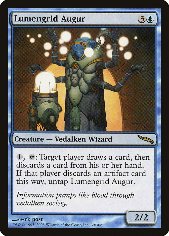 Lumengrid Augur [Mirrodin] - Magic: The Gathering - Card Brawlers | Quebec | Canada |
