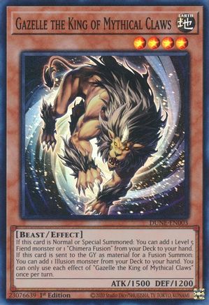 Gazelle the King of Mythical Claws [DUNE-EN003] Super Rare - Yu-Gi-Oh! - Card Brawlers | Quebec | Canada |
