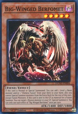 Big-Winged Berfomet [DUNE-EN004] Super Rare - Yu-Gi-Oh! - Card Brawlers | Quebec | Canada |