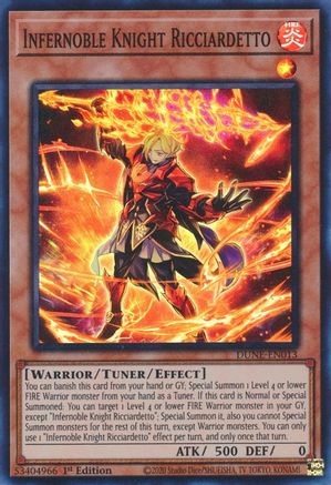 Infernoble Knight Ricciardetto [DUNE-EN013] Super Rare - Yu-Gi-Oh! - Card Brawlers | Quebec | Canada |