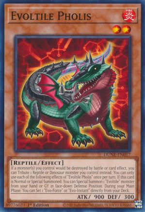Evoltile Pholis [DUNE-EN017] Common - Yu-Gi-Oh! - Card Brawlers | Quebec | Canada |