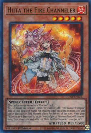 Hiita the Fire Channeler [DUNE-EN026] Ultra Rare - Yu-Gi-Oh! - Card Brawlers | Quebec | Canada |