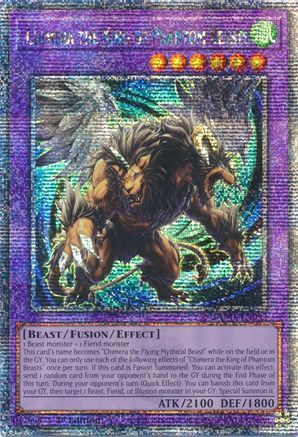 Chimera the King of Phantom Beasts [DUNE-EN033] Quarter Century Secret Rare - Yu-Gi-Oh! - Card Brawlers | Quebec | Canada |