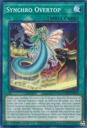Synchro Overtop [DUNE-EN050] Common - Yu-Gi-Oh! - Card Brawlers | Quebec | Canada |