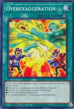 Overexaggeration [DUNE-EN065] Common - Yu-Gi-Oh! - Card Brawlers | Quebec | Canada |