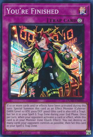 You're Finished [DUNE-EN080] Super Rare - Yu-Gi-Oh! - Card Brawlers | Quebec | Canada |