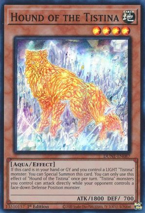 Hound of the Tistina [DUNE-EN087] Super Rare - Yu-Gi-Oh! - Card Brawlers | Quebec | Canada |