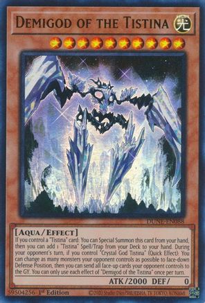 Demigod of the Tistina [DUNE-EN088] Ultra Rare - Yu-Gi-Oh! - Card Brawlers | Quebec | Canada |