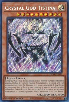 Crystal God Tistina [DUNE-EN089] Secret Rare - Yu-Gi-Oh! - Card Brawlers | Quebec | Canada |
