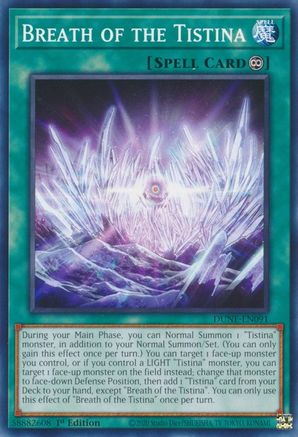 Breath of the Tistina [DUNE-EN091] Common - Yu-Gi-Oh! - Card Brawlers | Quebec | Canada |