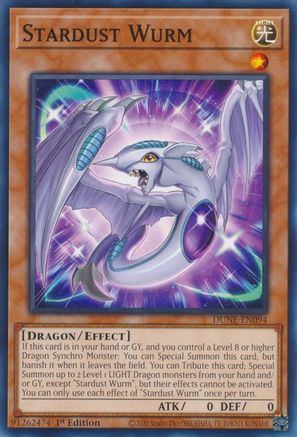 Stardust Wurm [DUNE-EN094] Common - Yu-Gi-Oh! - Card Brawlers | Quebec | Canada |