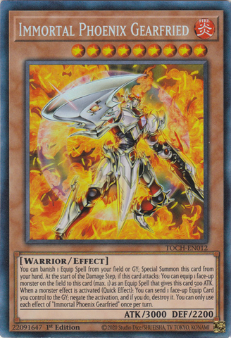 Immortal Phoenix Gearfried [TOCH-EN012] Collector's Rare - Yu-Gi-Oh! - Card Brawlers | Quebec | Canada |